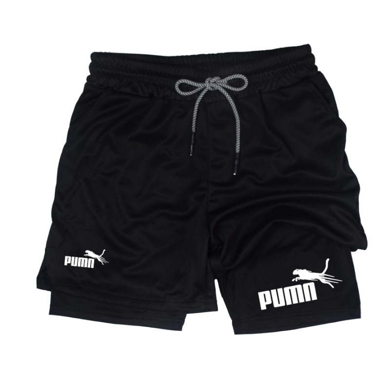 Summer Breathable Two-in-one D - đánh giá và giá Compression Shorts Athletes