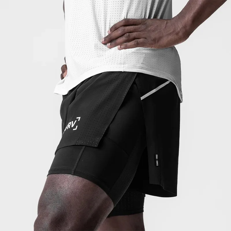 Men's 2in1 Running Shorts Quic - đánh giá và giá Compression Shorts Athletes