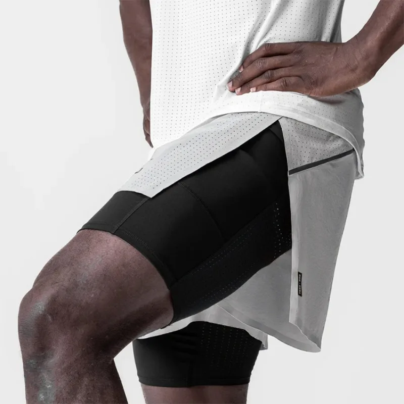 Men's 2in1 Running Shorts Quic - đánh giá và giá Compression Shorts Athletes
