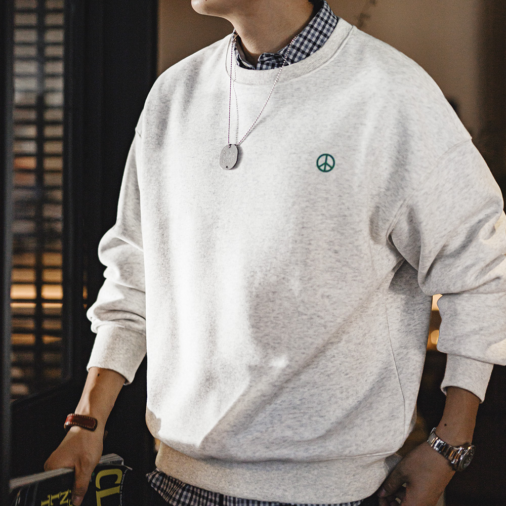 Maden Casual Gray Round-Neck H - đánh giá và giá Undershirt Crew Neck
