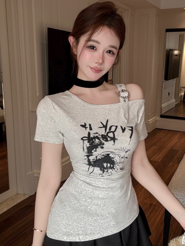 Fashionable Trendy Shoulder Ba - đánh giá và giá T Shirt Tight Fit