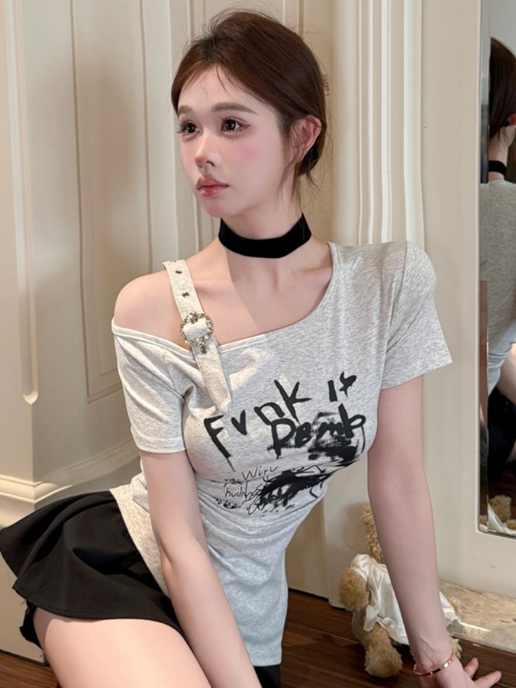 Fashionable Trendy Shoulder Ba - đánh giá và giá T Shirt Tight Fit